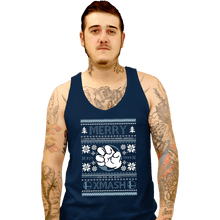 Load image into Gallery viewer, Shirts Tank Top, Unisex / Small / Navy Merry Xmash