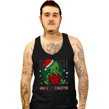 Load image into Gallery viewer, Shirts Tank Top, Unisex / Small / Black Have A Dice Christmas