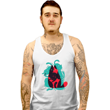 Load image into Gallery viewer, Shirts Tank Top, Unisex / Small / White Cat Shapes