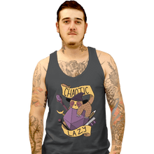Load image into Gallery viewer, Shirts Tank Top, Unisex / Small / Charcoal Chaotic Lazy
