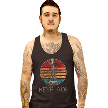 Load image into Gallery viewer, Shirts Tank Top, Unisex / Small / Black Retro Keyblade