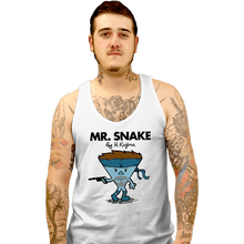Load image into Gallery viewer, Secret_Shirts Tank Top, Unisex / Small / White Mr. Snake
