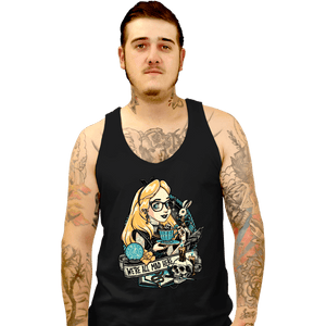 Daily_Deal_Shirts Tank Top, Unisex / Small / Black Rocker Alice