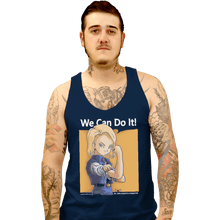 Load image into Gallery viewer, Secret_Shirts Tank Top, Unisex / Small / Navy C18 Can Do It
