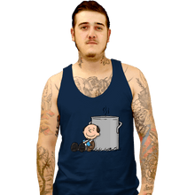 Load image into Gallery viewer, Secret_Shirts Tank Top, Unisex / Small / Navy Chilly Brown