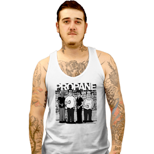 Daily_Deal_Shirts Tank Top, Unisex / Small / White Propane
