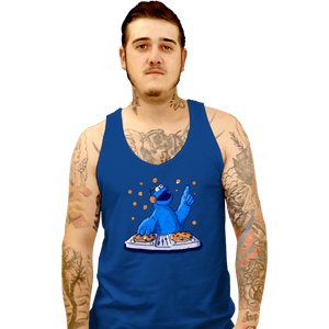 Daily_Deal_Shirts Tank Top, Unisex / Small / Royal Blue Cookie Party