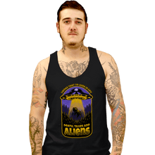 Load image into Gallery viewer, Secret_Shirts Tank Top, Unisex / Small / Black Death Taxes And Aliens