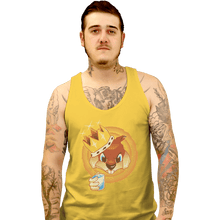 Load image into Gallery viewer, Shirts Tank Top, Unisex / Small / Gold Bad Fur Day