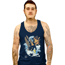 Load image into Gallery viewer, Shirts Tank Top, Unisex / Small / Navy Two Avatars
