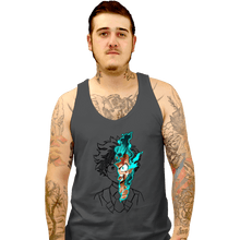 Load image into Gallery viewer, Daily_Deal_Shirts Tank Top, Unisex / Small / Charcoal Power 100 Full Cowl