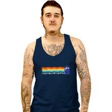 Load image into Gallery viewer, Secret_Shirts Tank Top, Unisex / Small / Navy Through Time And Space