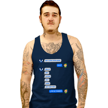 Load image into Gallery viewer, Secret_Shirts Tank Top, Unisex / Small / Navy Fairy Texts