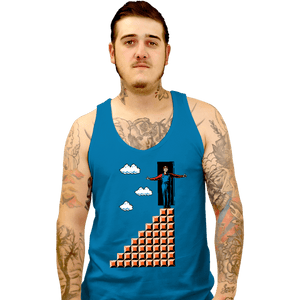 Shirts Tank Top, Unisex / Small / Sapphire True Mario Show