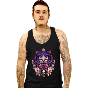 Daily_Deal_Shirts Tank Top, Unisex / Small / Black The Mysterious Smile