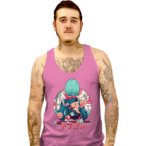 Daily_Deal_Shirts Tank Top, Unisex / Small / Pink Summer Dragons
