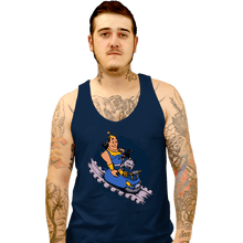 Load image into Gallery viewer, Daily_Deal_Shirts Tank Top, Unisex / Small / Navy Emperor's New Roller Coaster