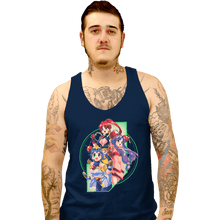 Load image into Gallery viewer, Daily_Deal_Shirts Tank Top, Unisex / Small / Navy Robot Hearts