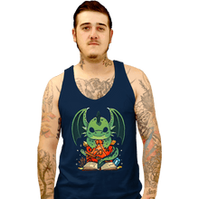 Load image into Gallery viewer, Shirts Tank Top, Unisex / Small / Navy Dragon Dice