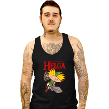 Load image into Gallery viewer, Daily_Deal_Shirts Tank Top, Unisex / Small / Black The Legend Of Helga