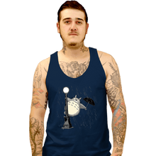 Load image into Gallery viewer, Shirts Tank Top, Unisex / Small / Navy Just Singing In The Rain