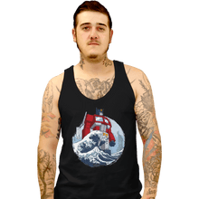 Load image into Gallery viewer, Shirts Tank Top, Unisex / Small / Black Wave Optimus
