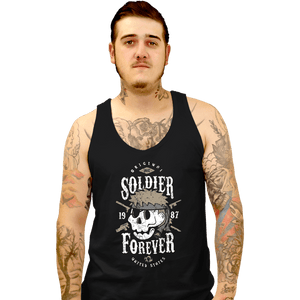 Shirts Tank Top, Unisex / Small / Black Soldier Forever