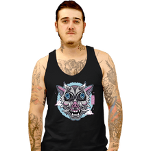 Load image into Gallery viewer, Shirts Tank Top, Unisex / Small / Black Boar Oni Mask