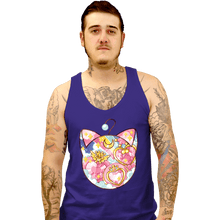 Load image into Gallery viewer, Shirts Tank Top, Unisex / Small / Violet Magical Silhouettes - Luna P