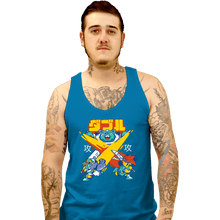 Load image into Gallery viewer, Shirts Tank Top, Unisex / Small / Sapphire X-Slash