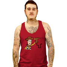 Load image into Gallery viewer, Secret_Shirts Tank Top, Unisex / Small / Red Snake In A Boot