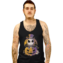 Load image into Gallery viewer, Shirts Tank Top, Unisex / Small / Black Spooky Jack