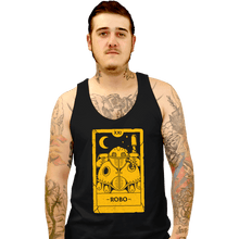 Load image into Gallery viewer, Shirts Tank Top, Unisex / Small / Black Robo Tarot Card