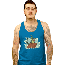 Load image into Gallery viewer, Secret_Shirts Tank Top, Unisex / Small / Sapphire The Little Alligator