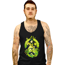 Load image into Gallery viewer, Shirts Tank Top, Unisex / Small / Black Verdant Strider Tighnari