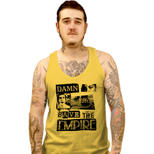 Load image into Gallery viewer, Daily_Deal_Shirts Tank Top, Unisex / Small / Gold Save Empire Records!