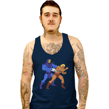 Load image into Gallery viewer, Shirts Tank Top, Unisex / Small / Navy Atomic Wedgie