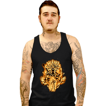 Load image into Gallery viewer, Daily_Deal_Shirts Tank Top, Unisex / Small / Black Golden Saiyan Trunks