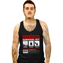 Load image into Gallery viewer, Daily_Deal_Shirts Tank Top, Unisex / Small / Black Nakatomi Survival Kit