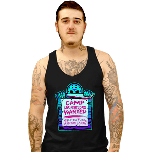 Daily_Deal_Shirts Tank Top, Unisex / Small / Black Camp Counselors Wanted