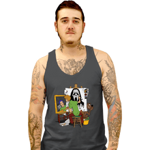 Load image into Gallery viewer, Daily_Deal_Shirts Tank Top, Unisex / Small / Charcoal Shaggy The Killer Punk