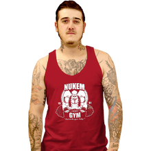 Load image into Gallery viewer, Shirts Tank Top, Unisex / Small / Red Nukem Gym