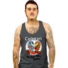 Load image into Gallery viewer, Daily_Deal_Shirts Tank Top, Unisex / Small / Charcoal Caphead
