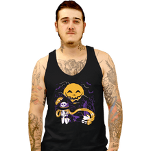 Load image into Gallery viewer, Daily_Deal_Shirts Tank Top, Unisex / Small / Black Magical Halloween Moon