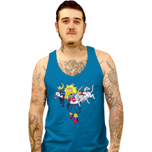 Load image into Gallery viewer, Shirts Tank Top, Unisex / Small / Sapphire Moon Cat Lady