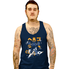 Load image into Gallery viewer, Secret_Shirts Tank Top, Unisex / Small / Navy Space Troubles