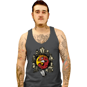 Daily_Deal_Shirts Tank Top, Unisex / Small / Charcoal Hellfish Squad