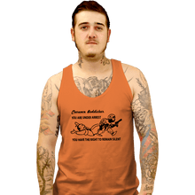 Load image into Gallery viewer, Daily_Deal_Shirts Tank Top, Unisex / Small / Orange Go Directly To Jail, Creep