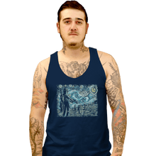 Load image into Gallery viewer, Secret_Shirts Tank Top, Unisex / Small / Navy Starry Wars