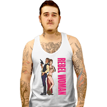 Load image into Gallery viewer, Daily_Deal_Shirts Tank Top, Unisex / Small / White Rebel Woman